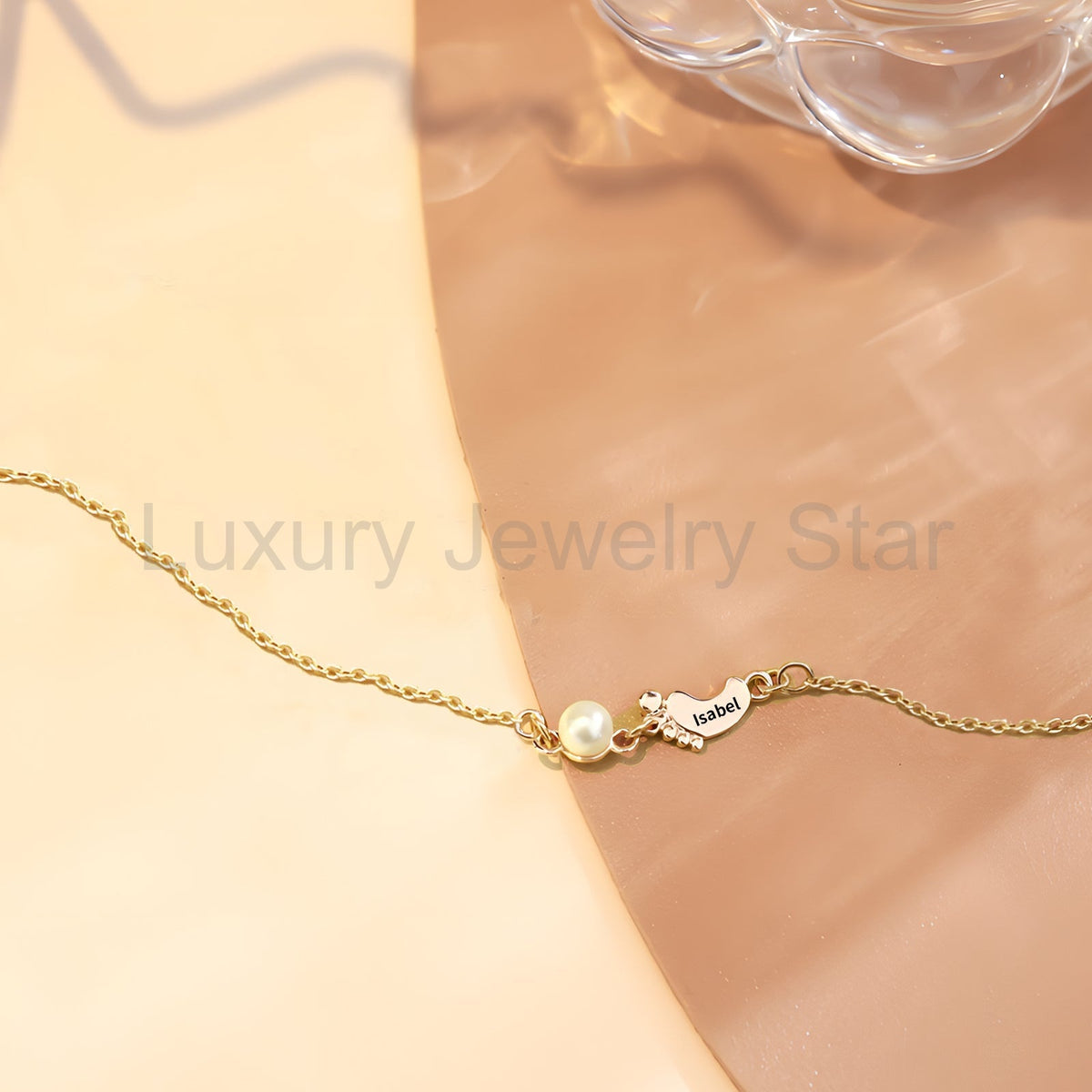 Mother's Day Foot Shape Necklace - image 4