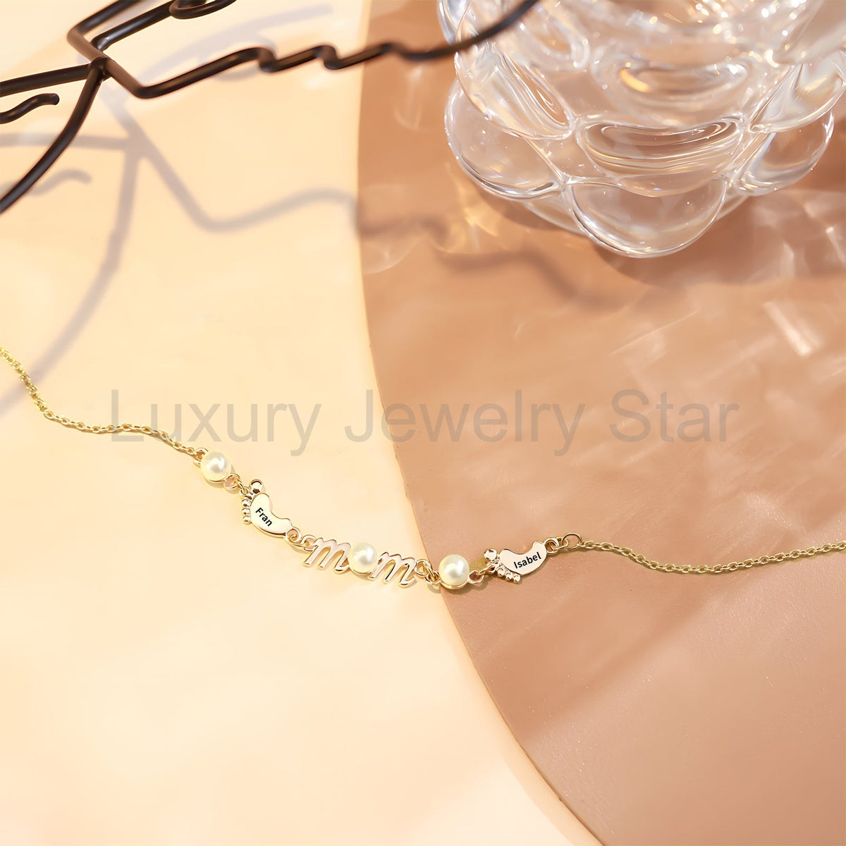 Mother's Day Foot Shape Necklace - image 3
