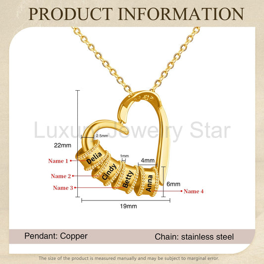 Mother's Day Heart Shape Necklace - image 2