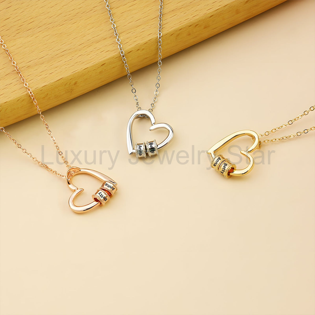 Mother's Day Heart Shape Necklace - image 5