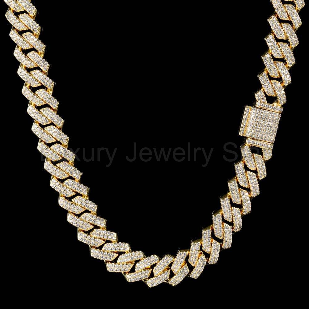 Tennis Chain Zircon Hip Hop Men Necklace - image 3