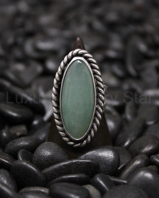 Aventurine Ring size 6.75