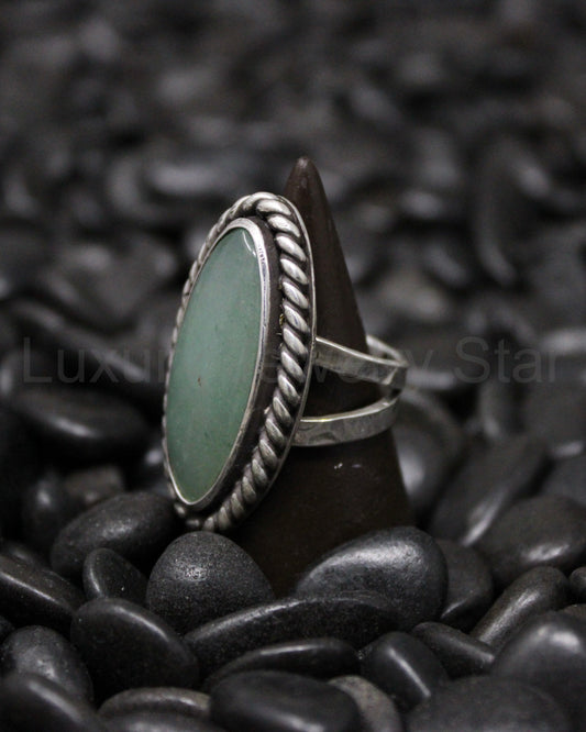 Aventurine Ring size 6.75 - image 2