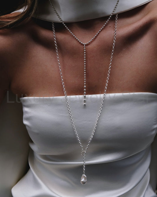 Aurora Pearl Necklace - image 2