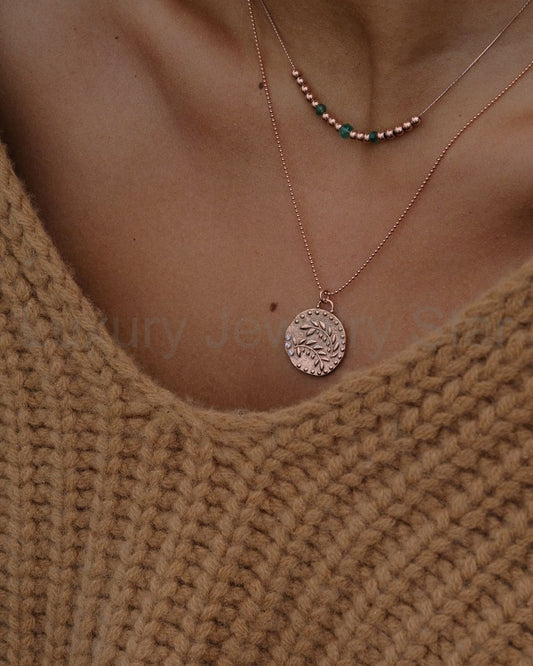 Coin Necklace - Rose Gold - image 2