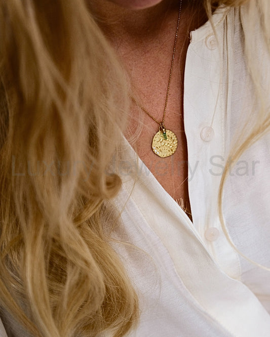 Coin Necklace - Gold - image 2