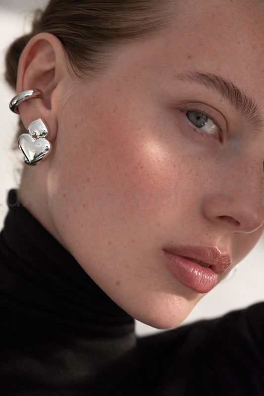 Heart Duo Earrings - image 2