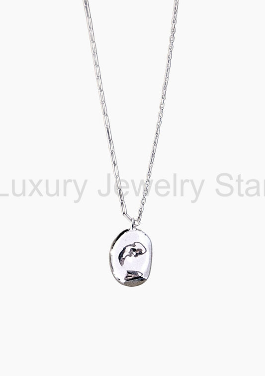Long Grace Curve Pendant