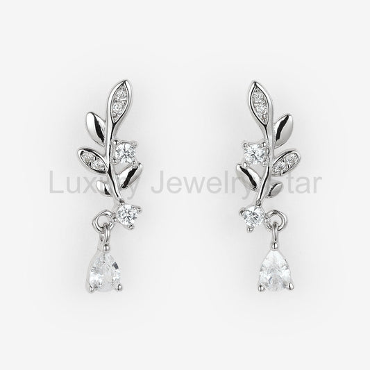 Lahela Jewelry Leaf Inspired Earrings Set 2pcs