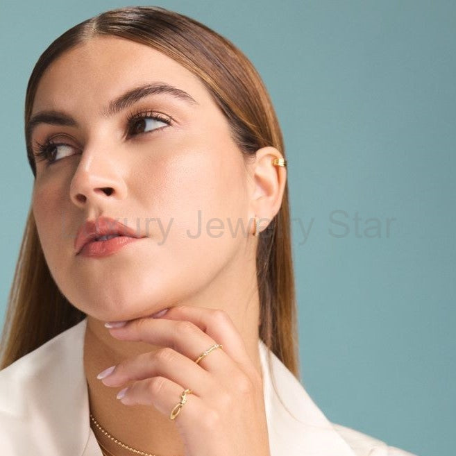 Erica Gold Ear Cuff - image 2