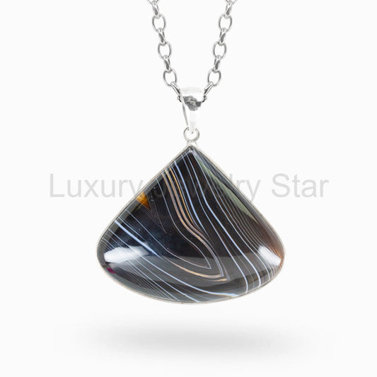 Banded Agate Necklace