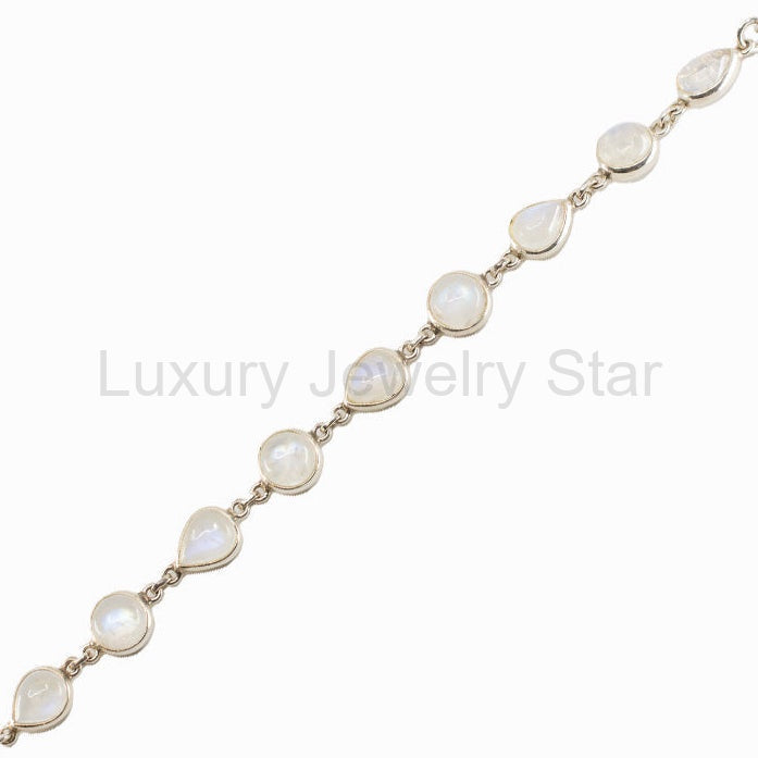 Rainbow Moonstone Bracelet