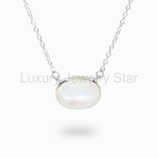 Rainbow Moonstone Necklace