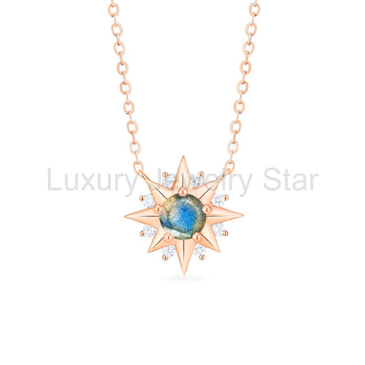 [Astra] Starlight Necklace in Labradorite