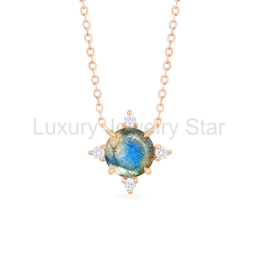 [Polaris] North Star Necklace in Labradorite