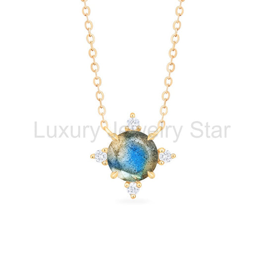 [Polaris] North Star Necklace in Labradorite - image 2