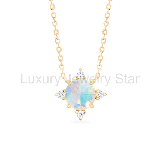 [Polaris] North Star Necklace in Opal - image 2
