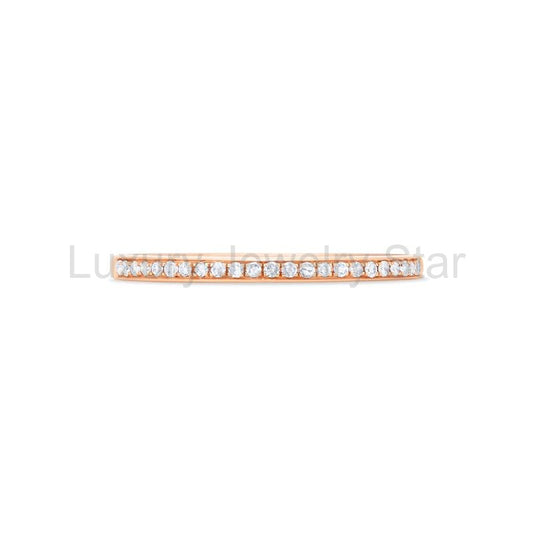 [Ella] Modern Classic Eternity Diamond Band