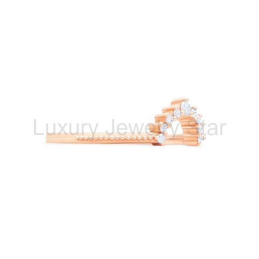 [Lia] 9-Diamond Classic Oval Crown Band