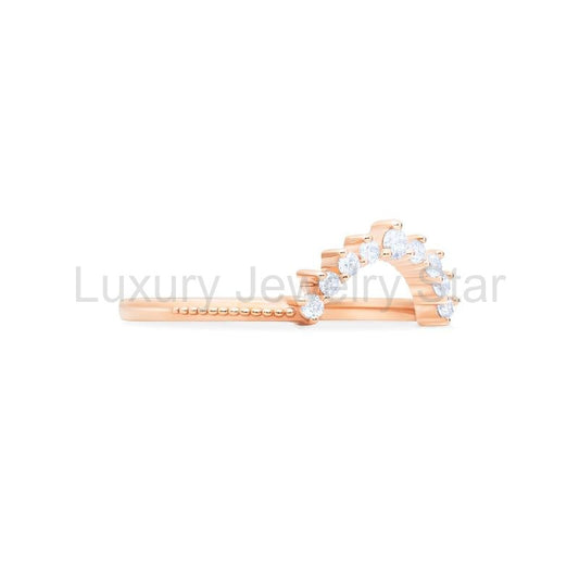 [Lunette] 9-Diamond Classic Wide Crown Band