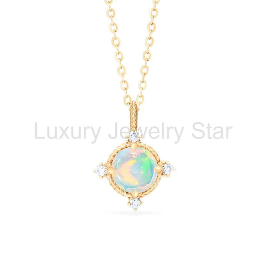 [Stella] Aura of Galaxy Necklace in Australian Opal - image 2