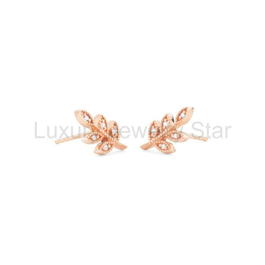 [Viridis] Petite Leaf Earrings - image 2