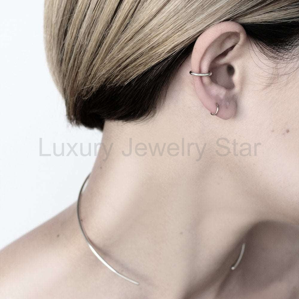 ESSENTIAL SILVER EAR CUFF - image 3