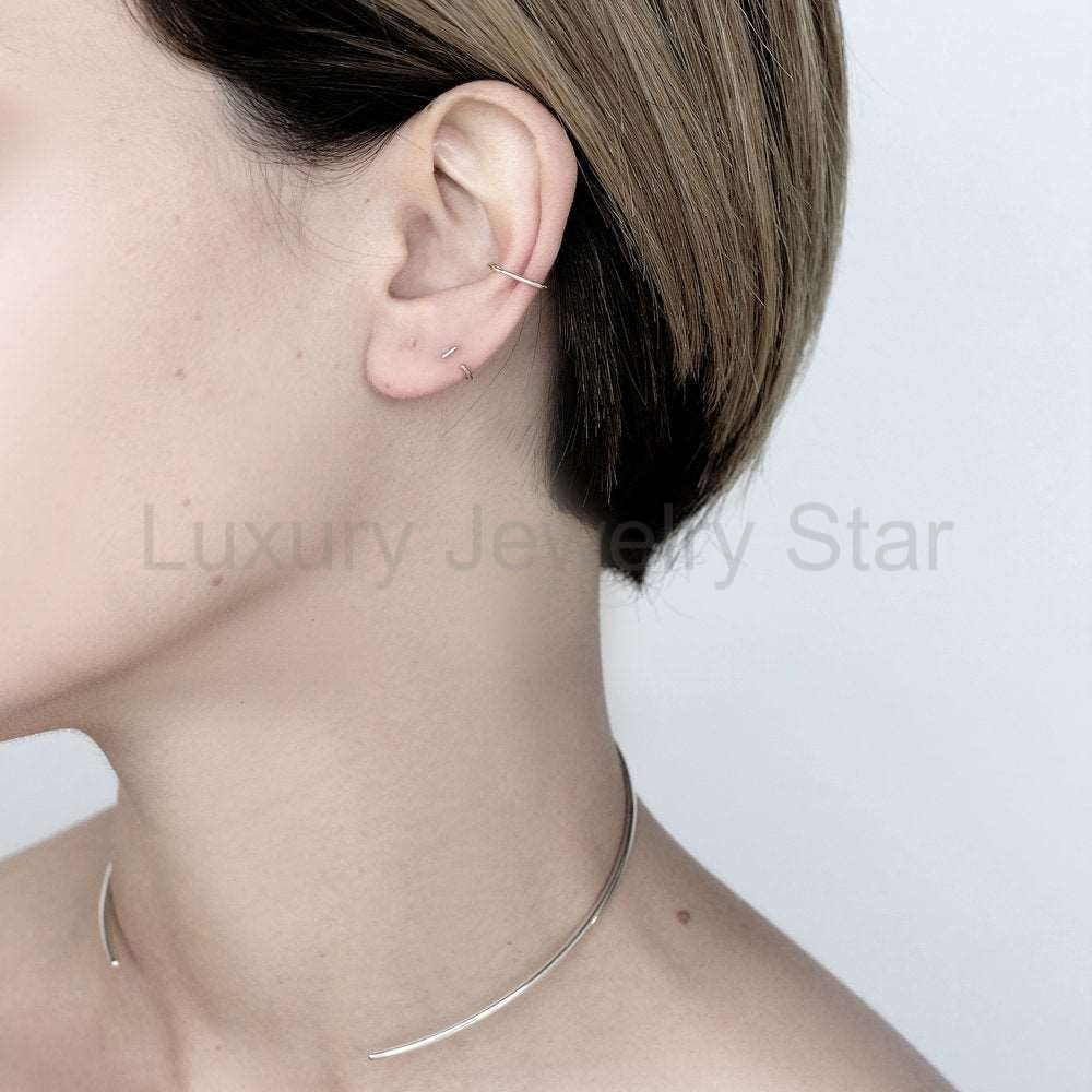 ESSENTIAL SILVER EAR CUFF - image 4