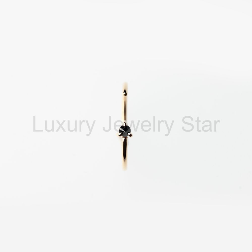 REVERSE BLACK DIAMOND RING - image 4