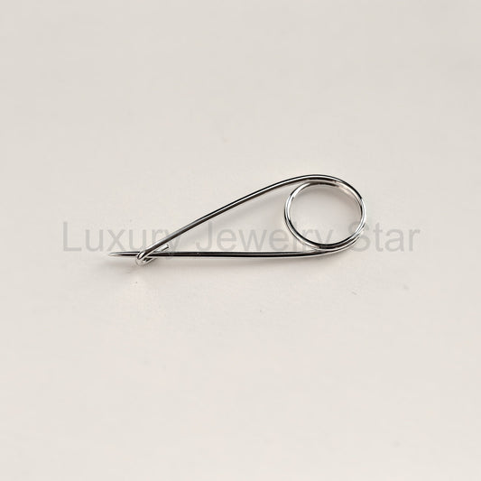 SAFETY PIN BROOCH