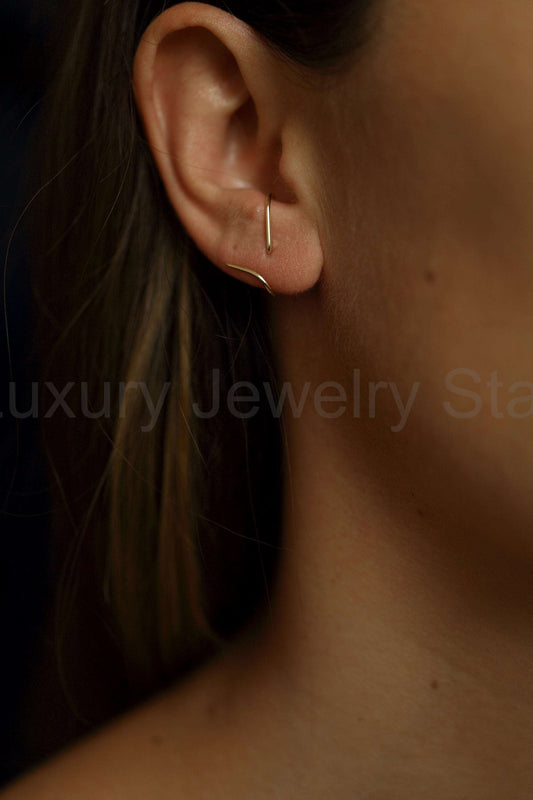 VINE VERTICAL EARRING - image 2