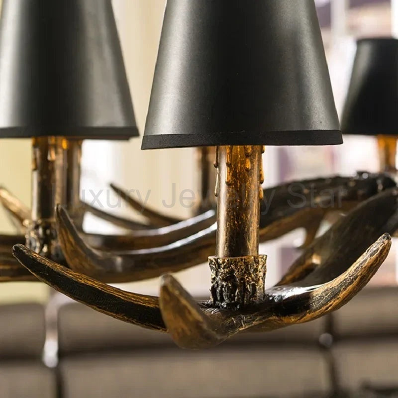 Resin Antler Chandelier - image 5
