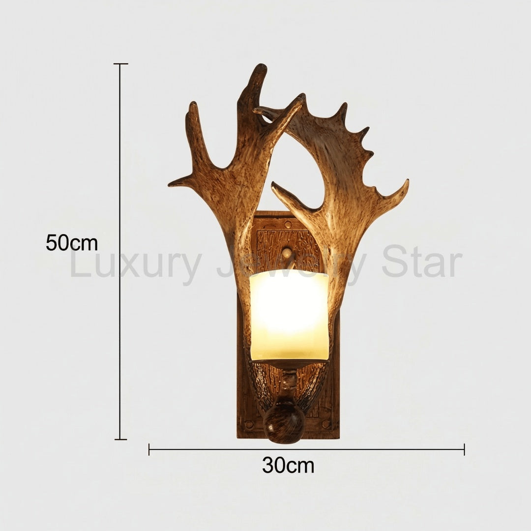 Resin Antler Wall Sconce - image 7