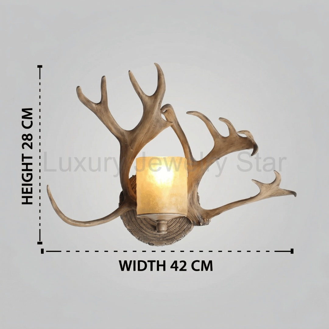 Resin Antler Wall Sconce - image 9