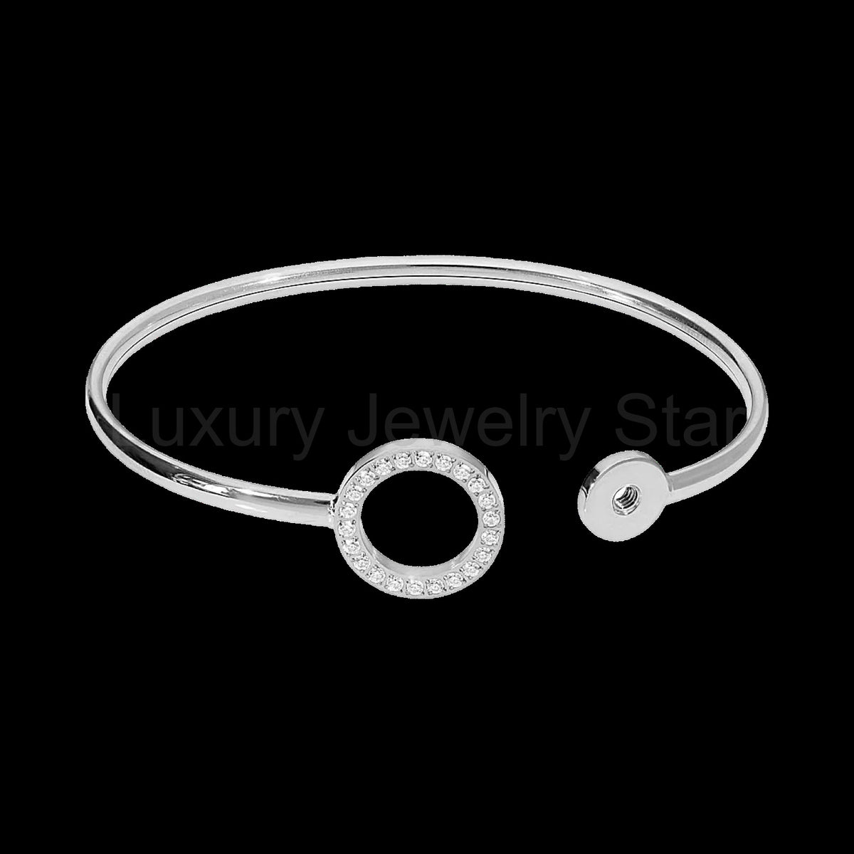 QUDO Cassine Basic Bangle I Silver
