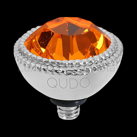 QUDO Fabero Top Silver | Red & Orange Crystal Collection