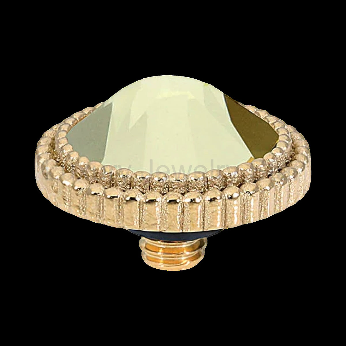 QUDO Flat Fabero Top Gold | Green & Golden Collection