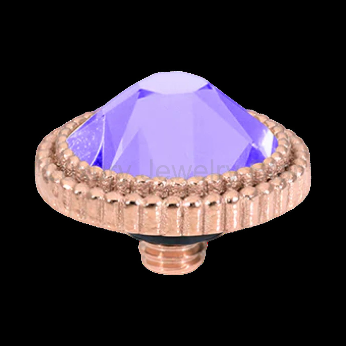 QUDO Flat Faberro Top Rose Gold | Velvet Noir Collection
