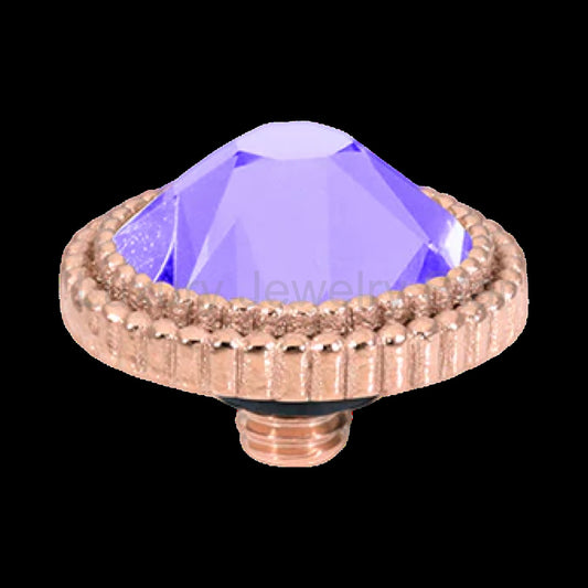 QUDO Flat Faberro Top Rose Gold | Velvet Noir Collection