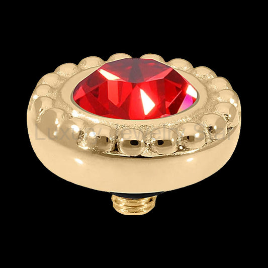 QUDO Ghiare Top Gold | Red & Orange Crystal Collection