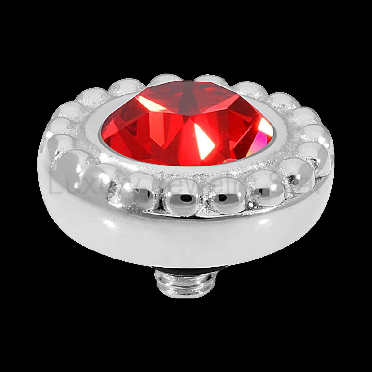 QUDO Ghiare Top Silver | Red & Orange Crystal Collection - image 2