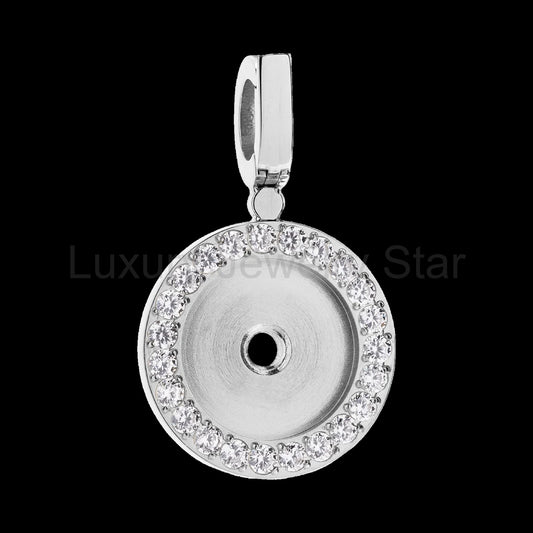 QUDO Portofino Charm Carrier Silver