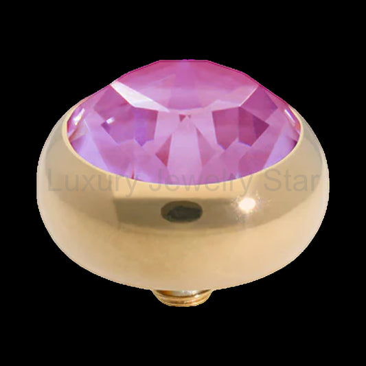 QUDO Sesto Top Gold | Purple Crystal Collection
