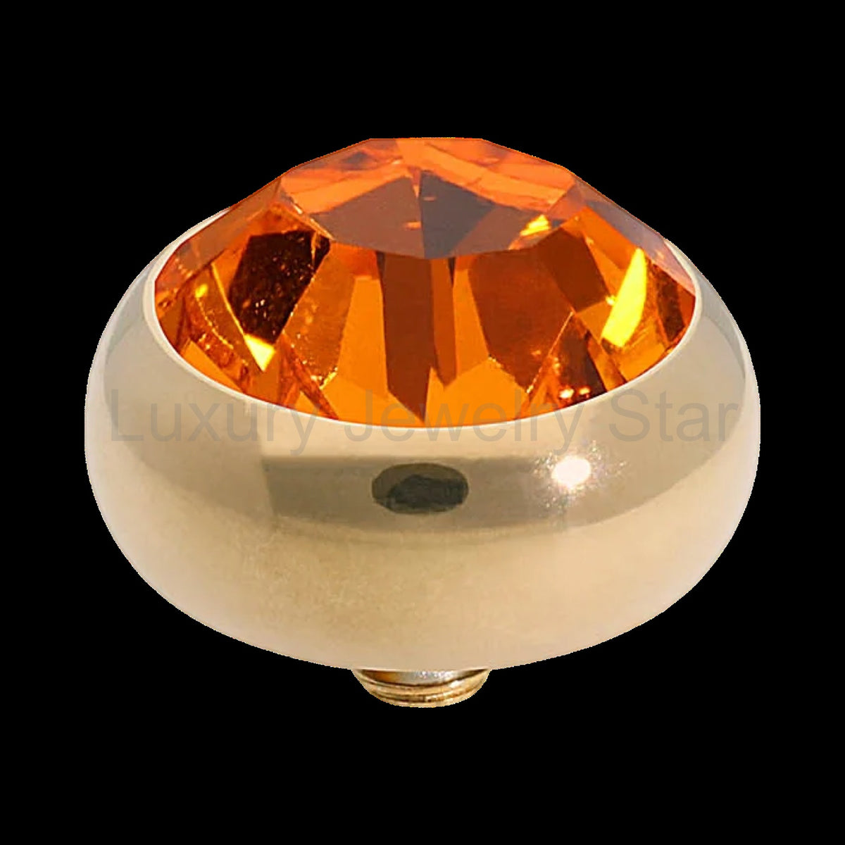 QUDO Sesto Top Gold | Red & Orange Crystal Collection