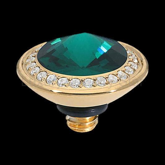 QUDO Tondo Deluxe Top 0.35" Gold | Green & Golden Collection