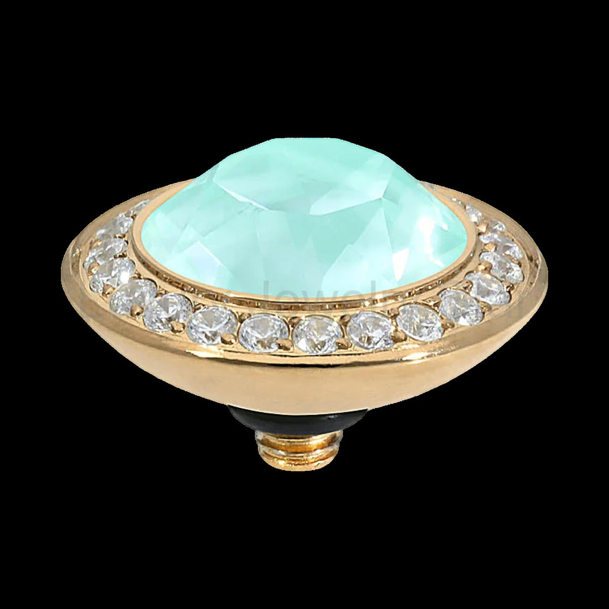 QUDO Tondo Deluxe Top 0.51" Gold | Green & Golden Collection