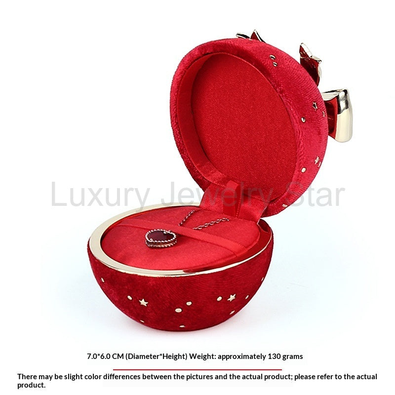 Romantic Spherical Bow-knot Jewelry Box for Ring and Necklace - image 11