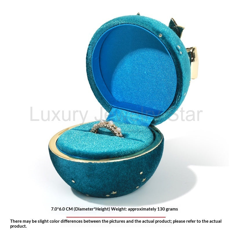 Romantic Spherical Bow-knot Jewelry Box for Ring and Necklace - image 12