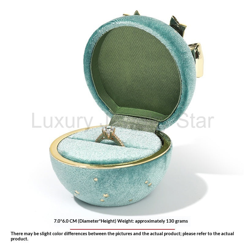 Romantic Spherical Bow-knot Jewelry Box for Ring and Necklace - image 14