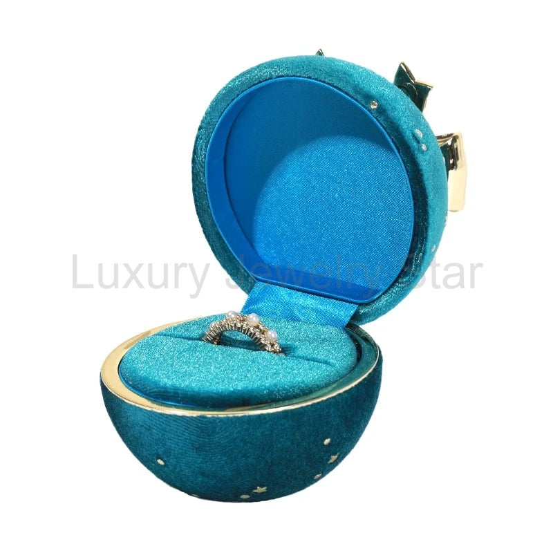 Romantic Spherical Bow-knot Jewelry Box for Ring and Necklace - image 3